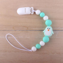 Load image into Gallery viewer, Handmade Animal Pendant Pacifier Clips Chain Nipple Holder for Infant Baby Pacifier