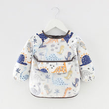 Load image into Gallery viewer, Modern Luxury NEW Baby Cute Cartoon Waterproof Long Sleeve Apron Baby Feeding Bib for Children Baby and Kids