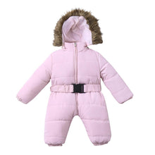 Load image into Gallery viewer, Winter Clothes For Infant Baby Hooded Warm Thick Snowsuit Jumpsuit Romper for Boys and Girls Style
