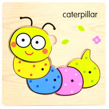 Load image into Gallery viewer, 3D Wooden Children Interesting Puzzle Toys With Animals and Cars Exellent Puzzles Intelligence Kids Early Educational Toys For Children