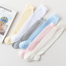 Load image into Gallery viewer, Princess Cute Baby Knee High Stylish Cotton Bow Soft Comfortable Socks Flexible Breathable Sock For Baby Girls