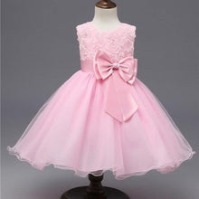 Load image into Gallery viewer, Handmade Luxury Princess Baby Girl 1 Year Birthday Dress Tutu First Christmas Party Cute Bow Dress Infant Modern Luxury Dress With Big Bow