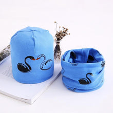 Load image into Gallery viewer, Star Print Cotton Hat And Scarf Baby Beanie Kids Caps Children's Accessories For Boys and Girls