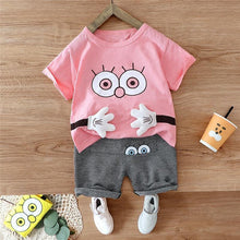 Load image into Gallery viewer, Fashion Infant Clothing Set for Boys and Girls Cute Summer Casual Clothes Set Top+Shorts Kids Clothes Summer Edition T shirt and Pants Set