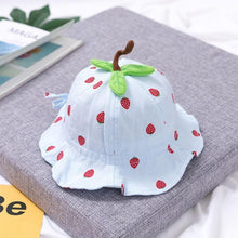 Load image into Gallery viewer, Baby Sun Hat Heart Print Baby Boy/Girl Hat Outdoor Kids Bucket Hat Children Hat Baby Beach Caps Beanie For Girls
