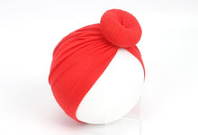 Load image into Gallery viewer, Newborn Toddler Kids Turban Cotton Beanie Hat Winter Cap Knot Solid Soft Sleeping Caps For Kids