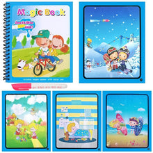 Load image into Gallery viewer, Early Education Montessori Painting Drawing Board For Kids Toys Coloring Book Doodle & Magic Pen Magic Water Drawing Book