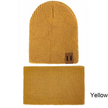 Load image into Gallery viewer, Modern Baby Set Hat Cap and Scrif And Snood Warm Hat Scarf Caps Scarves Knit Hats For Kids