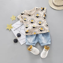 Load image into Gallery viewer, Fashion Infant Clothing Set for Boys and Girls Cute Summer Casual Clothes Set Top+Shorts Kids Clothes Summer Edition T shirt and Pants Set