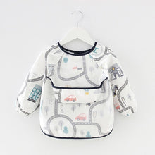 Load image into Gallery viewer, Modern Luxury NEW Baby Cute Cartoon Waterproof Long Sleeve Apron Baby Feeding Bib for Children Baby and Kids