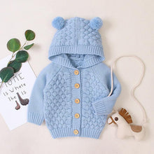 Load image into Gallery viewer, Autumn Infant Hooded Knitting Outwear coat / Jacket For Newborn Baby Boys GirlIn Modern New Elegant Design