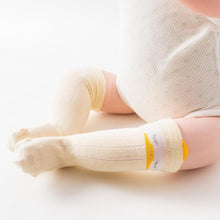 Load image into Gallery viewer, White Baby Sock Non Slip Cotton Long Socks Newborn Knee High Socks For Baby Girls Super Elastic Cute Design