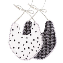 Load image into Gallery viewer, Double-deck Infant Baby Girl Boy Bib Kid Toddler Dinner Feeding Tassel Cotton Linen Burp Cloths