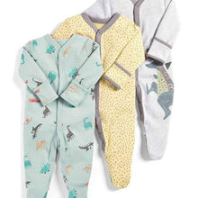 Load image into Gallery viewer, 3Pcs Baby unisex Rompers Long Sleeve Sleep suit Cartoon Jumpsuit Baby Pajamas Stes For Kids Between 0-12Months