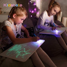 Load image into Gallery viewer, Draw With Light-Fun And Developing Drawing&write Flip Board Kids Educational Toy Magic Drawing Lighting In Dark Gift For Child