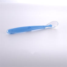 Load image into Gallery viewer, New Candy Color Baby Soft Silicone Spoons Feeding Dishes Tableware Flatware Children Food Feeding Tools