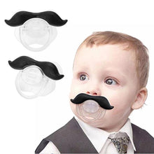 Load image into Gallery viewer, Modern Luxury Beard Pacifier Food Grade Silicone Funny Baby Nipple Teethers Toddler Pacifier Mousage For Baby and Kids