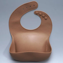 Load image into Gallery viewer, Newborns Solid Silicone Baby Feeding Bibs Burp Cloths Fashionable Breastplate Baby Stuff For Kids