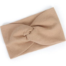 Load image into Gallery viewer, Modern New Trend Girls Winter Autumn Headband Twisted Knotted Soft Elastic Baby Girl Soft Elastic Turban Headband For Girls
