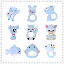 Load image into Gallery viewer, New Animal Style Baby Silicone Teether Food Grade Toys Teething Nursing Silicone BPA Silicone Teether
