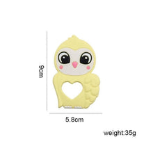 Load image into Gallery viewer, Silicone Baby Teether Toddler Toy, Stroller Accessories For Pacifier Chain Owl Food Grade Toys Baby Teether