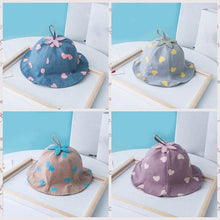 Load image into Gallery viewer, Baby Girl Summer Outdoor Beach Floral Lovely Lace Princess Bucket Sun Hat For Girls