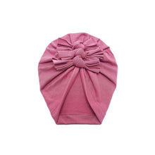 Load image into Gallery viewer, Luxury Modern Baby Headband Hat Bowknot Print Cotton Stretchy Turban Headband Infant Head Wrap Beanie Hat For Babies and Kids