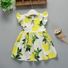 Load image into Gallery viewer, Colorful Modern Luxury Handmade Summer Baby Clothes with Cartoon Long-sleeved Dress for Casual Wear For Baby And Girls 0-5years