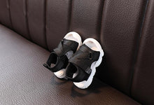 Load image into Gallery viewer, Baby Unisex Sandals Black Gray Pink Canvas Infant Sandals Toddler Summer Walking Shoes