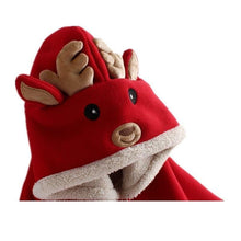 Load image into Gallery viewer, New Year Baby Girls Christmas Reindeer hooded Coat for Babies Boys and Girls In Modern New elegant Design Special Deisgn For Kids