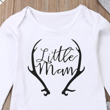 Load image into Gallery viewer, Newborn Baby Boy Clothes Costume Little Man Romper+Deer Leggings+Hat Warm Outfit Baby Boy Infant Clothes In elegant Modern Design
