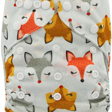 Load image into Gallery viewer, Modrn Printed Baby Pocket Cloth Diaper Nappy Reusable Adjustable Washable Nappies For Baby Boys and Baby Girls In Elegant Style