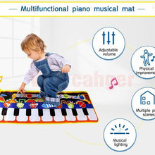 Load image into Gallery viewer, Musical Piano Mat Baby Play Mat Toy Musical Instrument Mat Game Carpet Music Toys Educational Toys For Kids