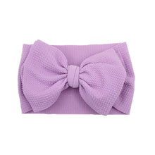 Load image into Gallery viewer, Baby Girls Headband Toddler Big Bow Hairband Cute Solid Stretch Turban For Baby Girls