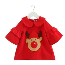 Load image into Gallery viewer, Christmas Baby Girl Clothes Cotton Party Dresses For Girls Newborn Kids Warm Toddler Unique Design
