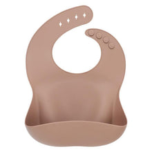 Load image into Gallery viewer, Solid Silicone Bibs Baby Feeding Saliva Towel Waterproof Soft Cloths Bandana Lightweight Infant Bibs