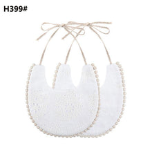 Load image into Gallery viewer, Infant Baby Bib Kid Toddler Dinner Feeding Tassel Double-side Cotton Linen Burp Cloths Saliva Towel For Baby