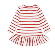 Load image into Gallery viewer, Baby Girls Long Sleeve Stripe Christmas Outfits Dress For Girls Clothes Unique Design Excellent Look