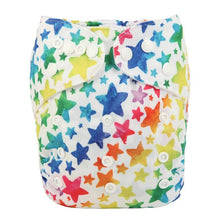 Load image into Gallery viewer, Modrn Printed Baby Pocket Cloth Diaper Nappy Reusable Adjustable Washable Nappies For Baby Boys and Baby Girls In Elegant Style