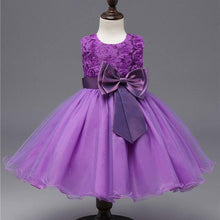 Load image into Gallery viewer, Handmade Luxury Princess Baby Girl 1 Year Birthday Dress Tutu First Christmas Party Cute Bow Dress Infant Modern Luxury Dress With Big Bow