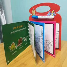 Load image into Gallery viewer, Montessori Coloring Book Doodle & Reusable Magic Pen Painting Drawing Board For Kids Baby Educational Birthday Toy