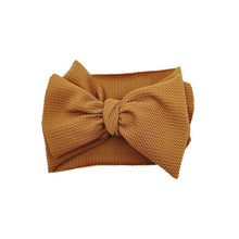 Load image into Gallery viewer, Baby Girls Headband Toddler Big Bow Hairband Cute Solid Stretch Turban For Baby Girls