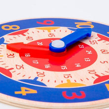 Load image into Gallery viewer, Popular Educational Wooden Clock Toys Hour Minute Second Cognition Colorful Clocks Early Learning Kids Education Toys for Children