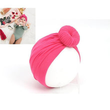Load image into Gallery viewer, Modern Baby Headband Girl Headbands Cotton Knot Bow Turban Headband Stretchy Baby Bow For Girls