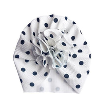 Load image into Gallery viewer, Flower Baby Hat Soft Cotton Hat Turban for Baby Girl Infant Toddler Newborn Baby Cap Headwraps