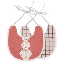 Load image into Gallery viewer, Double-deck Infant Baby Girl Boy Bib Kid Toddler Dinner Feeding Tassel Cotton Linen Burp Cloths