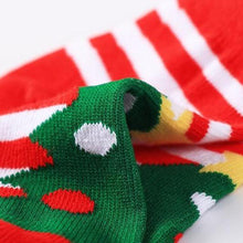 Load image into Gallery viewer, 5Pairs Baby Christmas Socks for Lovely Boy/Girls, Cotton Red Gift Socks In elegant New Year Christmas Style For Baby Kids Set