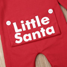 Load image into Gallery viewer, Newborn Girl Boy Autumn Santa Claus Long Sleeve Dot Bandage Romper Jumpsuit Hat For Christmas Made For Girls and Boys