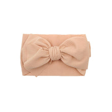 Load image into Gallery viewer, Baby Girls Headband Toddler Big Bow Hairband Cute Solid Stretch Turban For Baby Girls