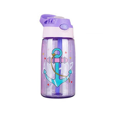 Load image into Gallery viewer, Kids Cartoon Leakproof Creative Baby Feeding Water Cup With Straws For Children Bright Colors Durable Kid Bottles